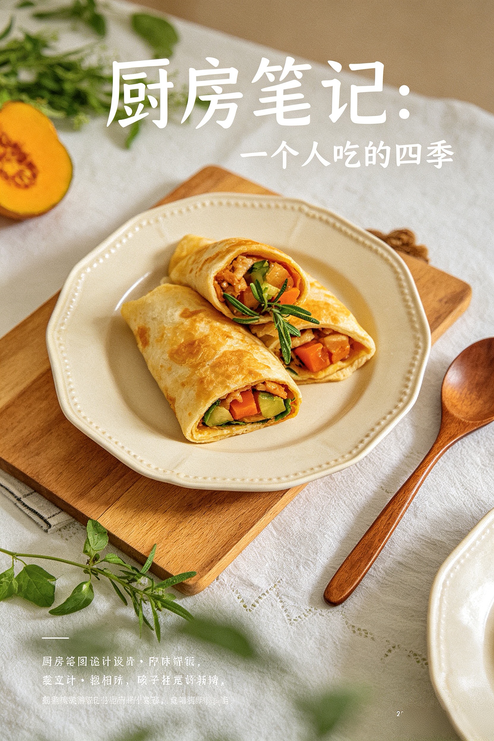 厨房笔记：一个人吃的四季 封面