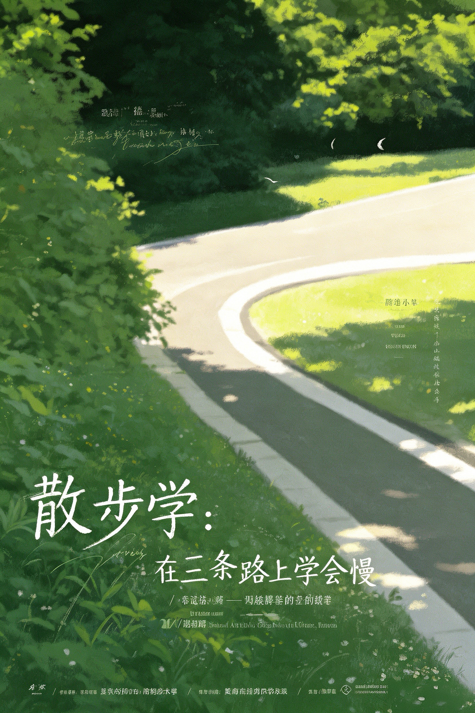 散步学：在三条路上学会慢 封面