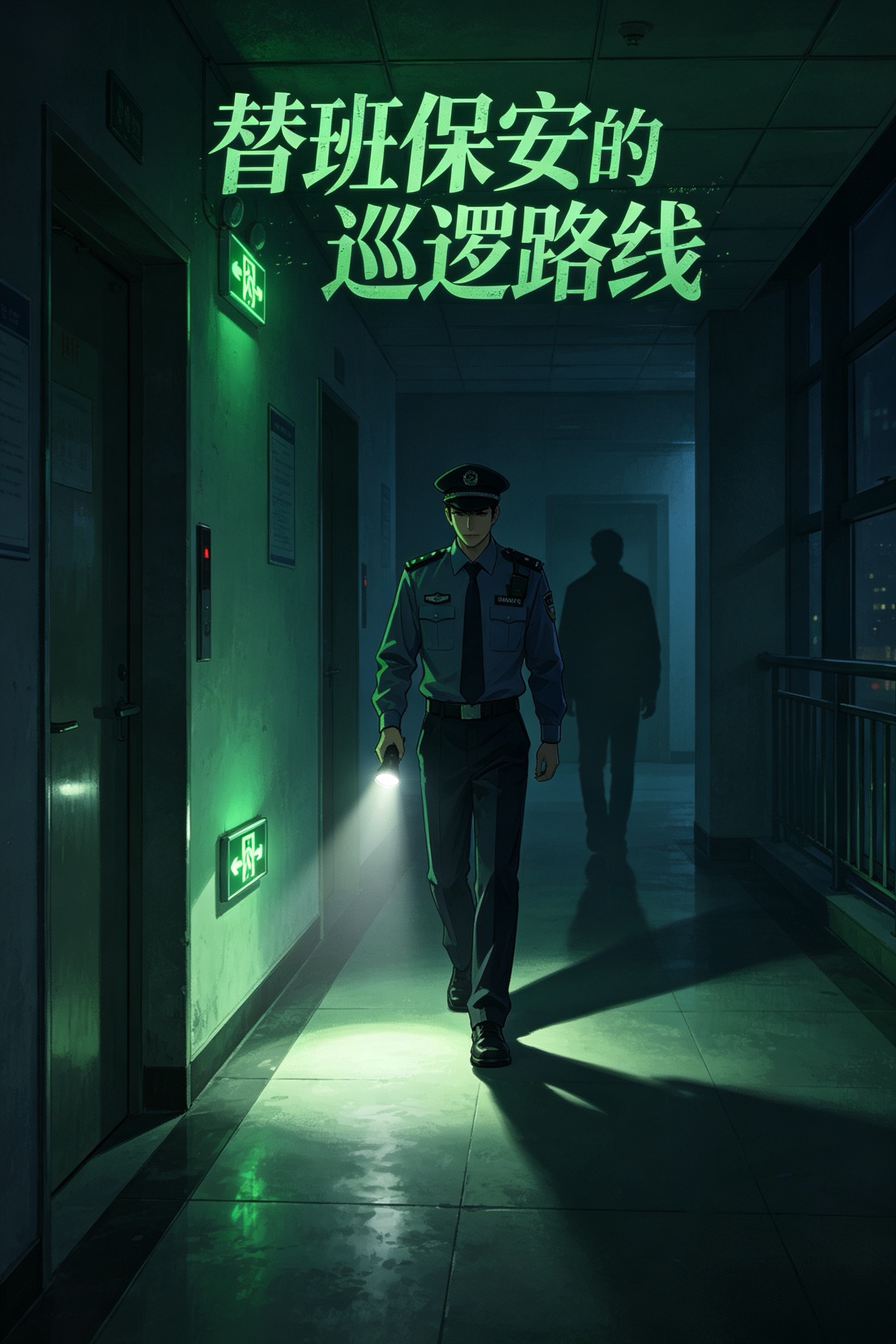 替班保安的巡逻路线 封面