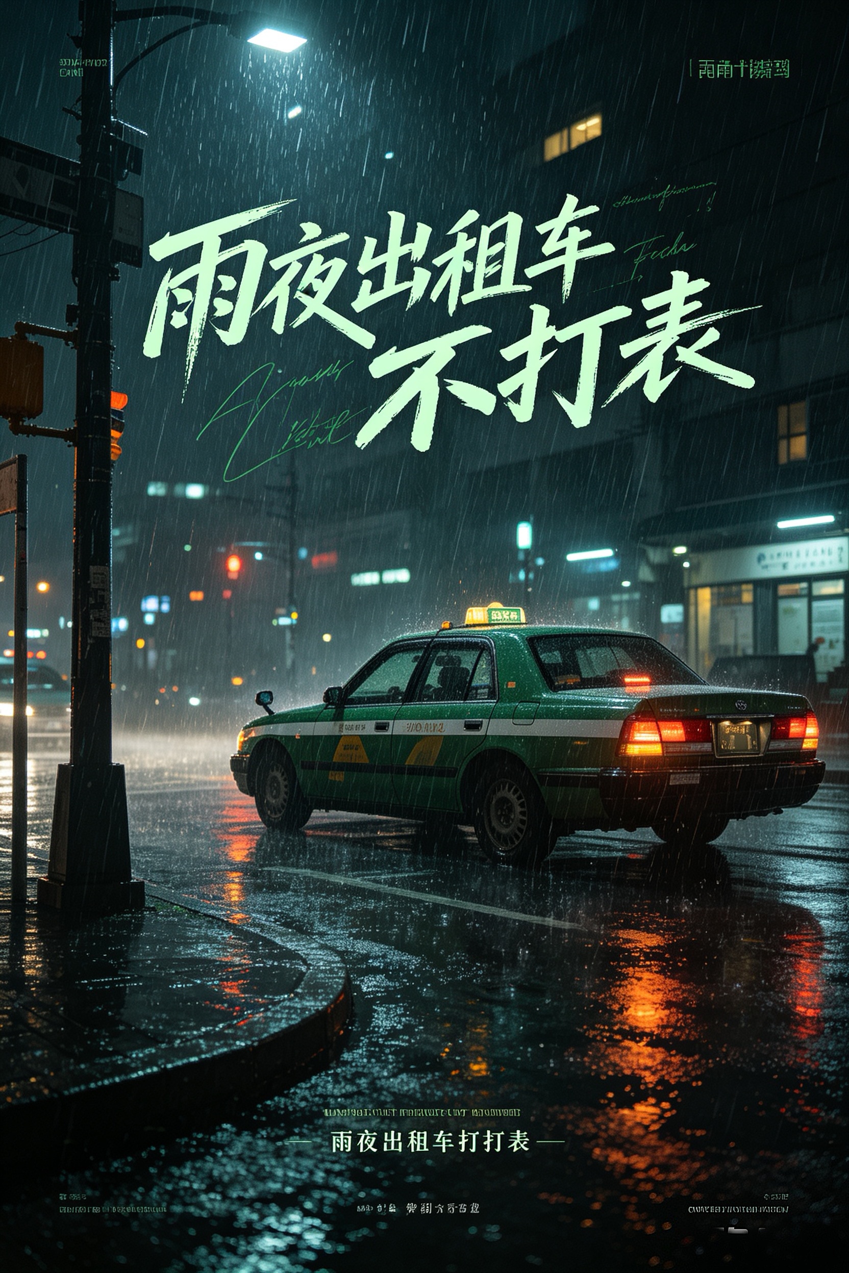 雨夜出租车不打表 封面