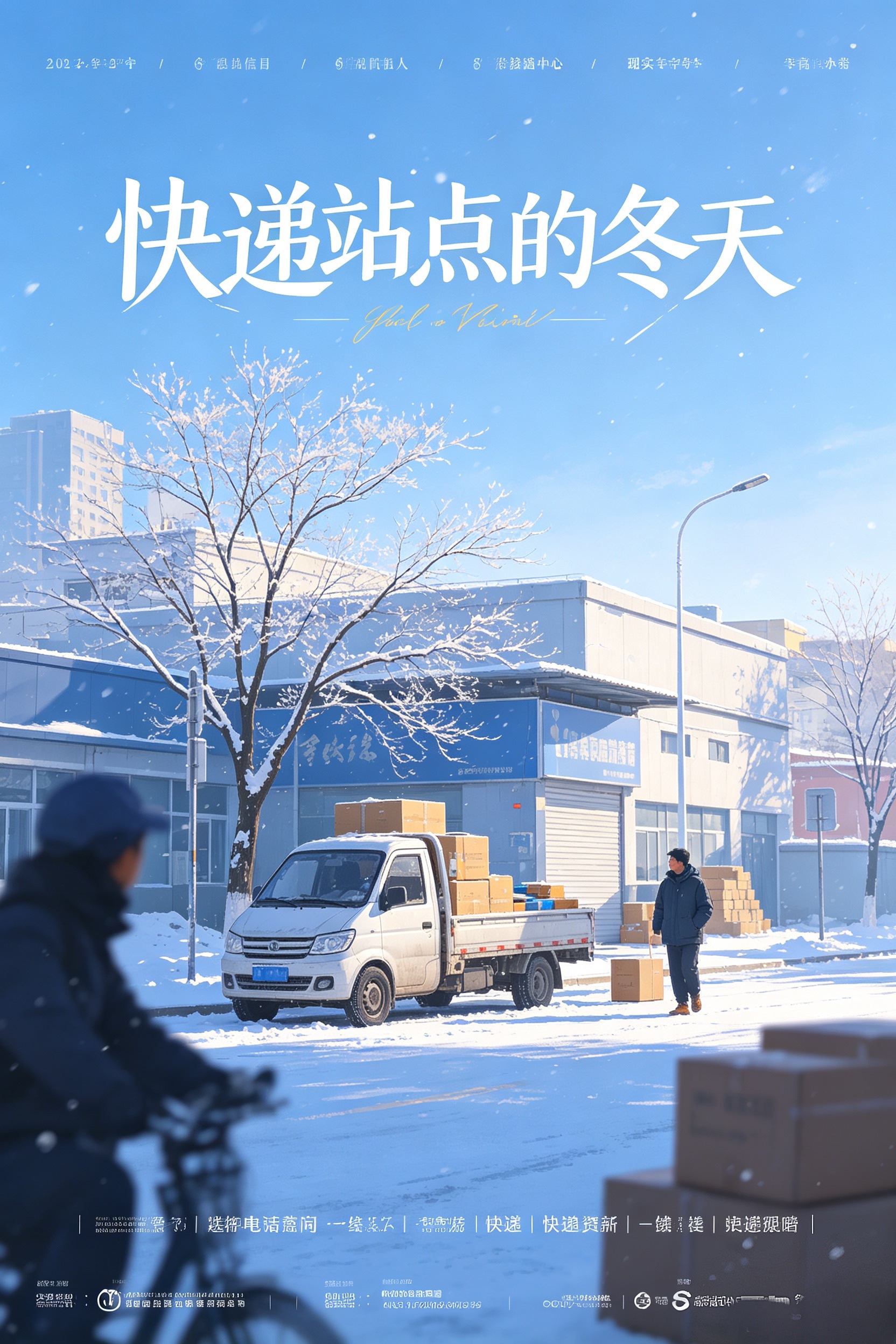 快递站点的冬天 封面