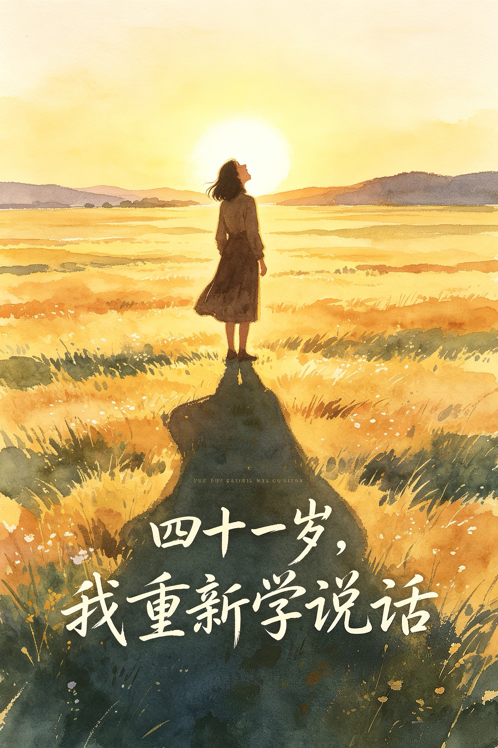 四十一岁,我重新学说话 封面