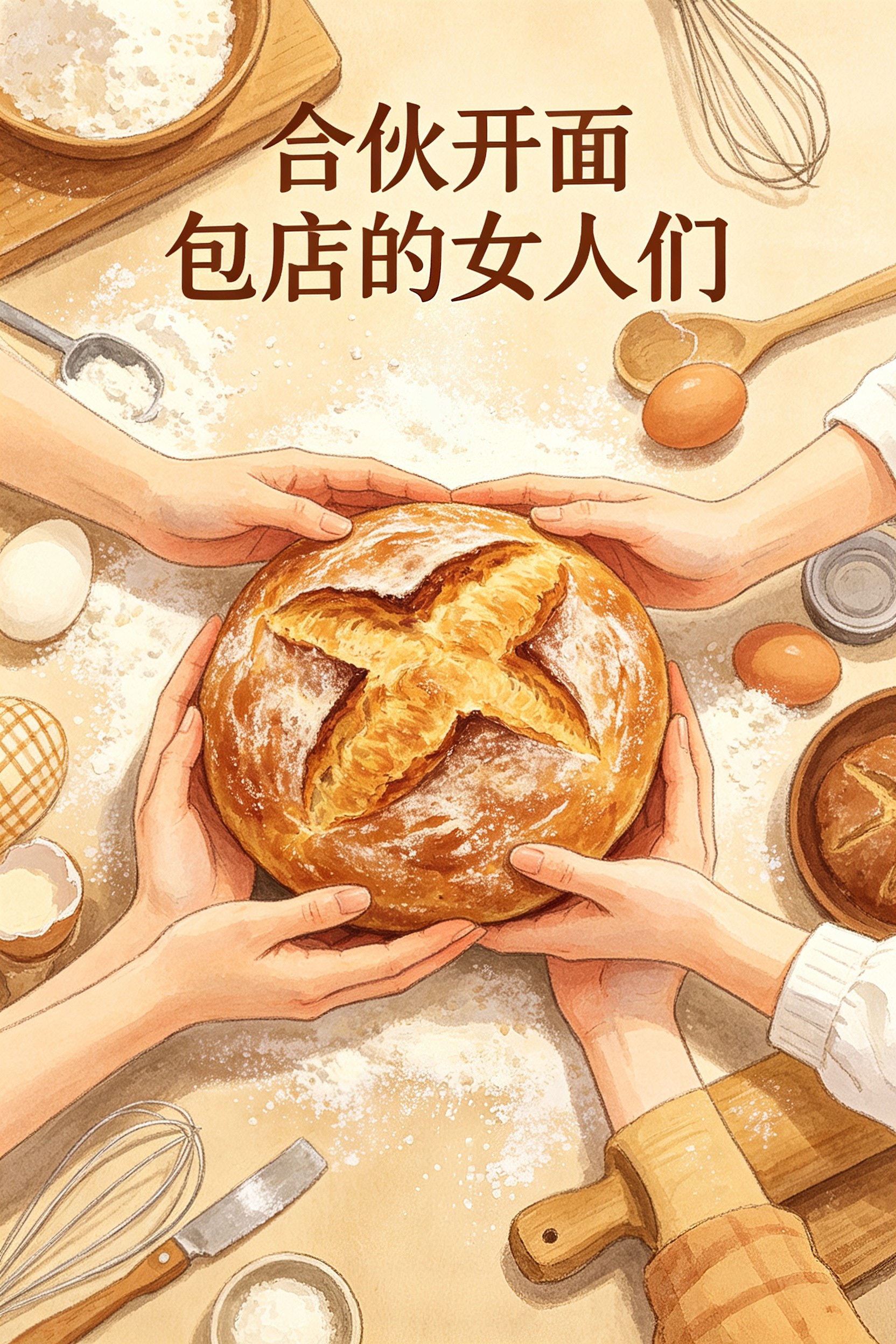 合伙开面包店的女人们 封面